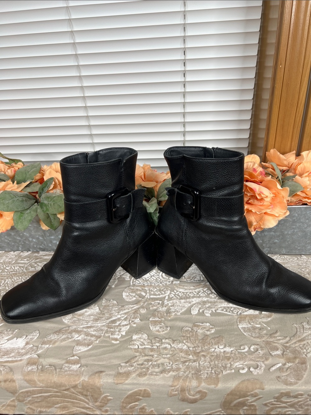 Paul Green  Nirvana Black Leather Boot  Women’s Size US 8.5 UK 6 - Picture 6 of 15